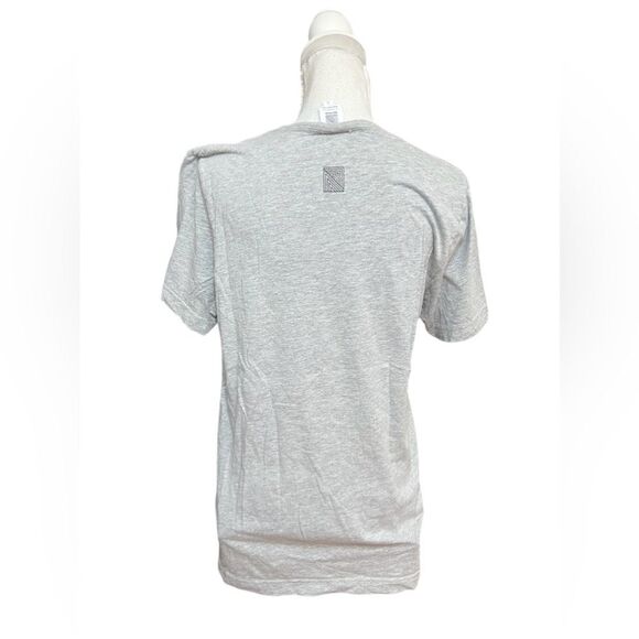 Rosie Assoulin Gray Graphic T Shirt Size Small Abstract Faces - Picture 3 of 5